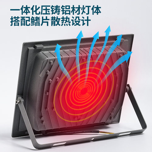 上海亚明ledV8投光灯200瓦1000瓦多孔蜂窝大范围泛光灯户外防水亮 - 图2