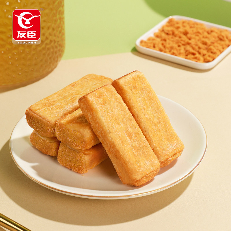 友臣金丝肉松棒营养早餐肉松条福建特产传统糕点小吃健康面包零食,淘宝优惠券,粉丝福利购,淘宝优惠卷