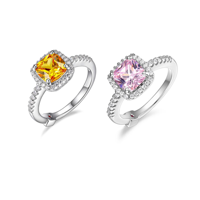 elle彩宝复古彩色大宝石秋冬戒指 elle饰品戒指/指环