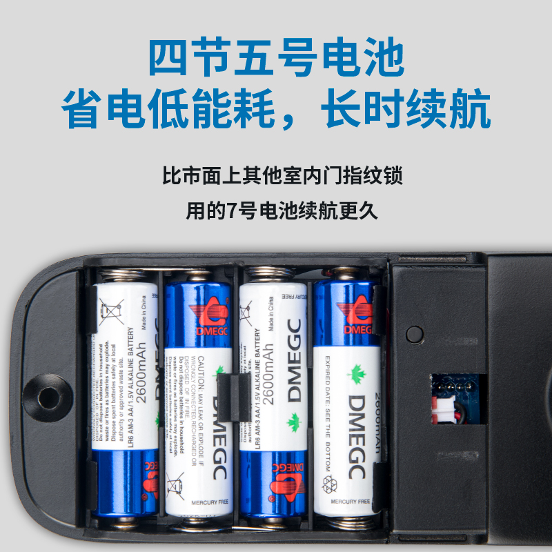 木门指纹锁室内密码锁公寓房间办公室电子智能门锁卧室家用遥控锁 - 图2