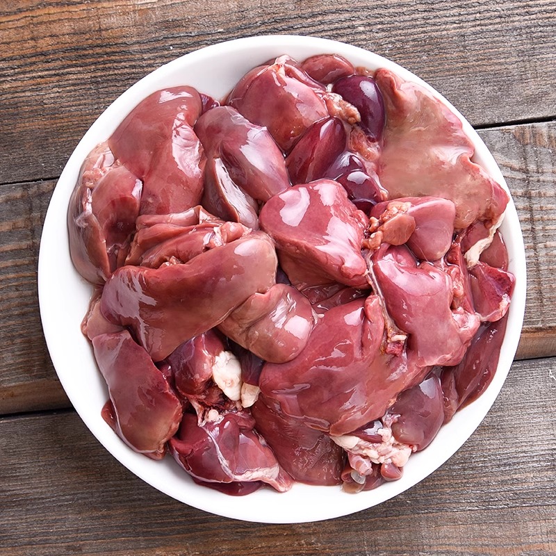 新鲜冷冻生鸡肝宠物狗狗猫咪零食自制半湿犬粮猫粮钓鱼生骨肉生鲜 - 图2