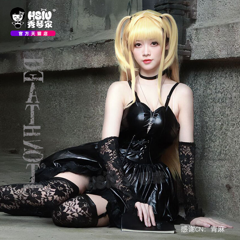 死亡笔记cosplay弥海砂cos服装皮连衣裙蕾丝 MisaMisa DEATH NOTE - 图2