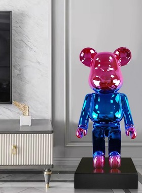 现代轻奢暴力熊大摆件乔迁礼物