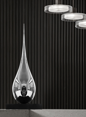 水滴几何装饰摆件客厅简约