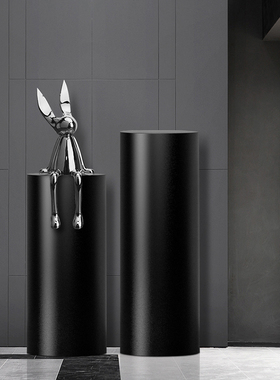 再发现不锈钢底座水波纹雕塑台