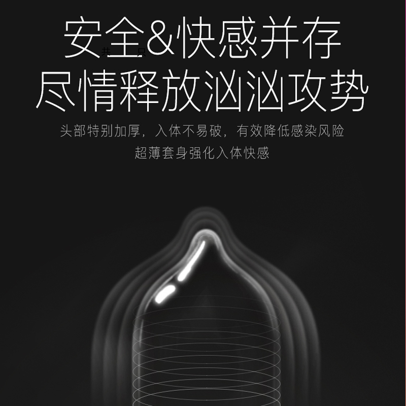 名流裸感超薄避孕套正品旗舰店玻尿酸001安全套无硅油男入用神器 - 图1