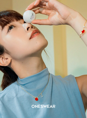 【咪咕专属】梵誓乒乓球拍项链女轻奢小众吊坠时尚礼物运动风饰品