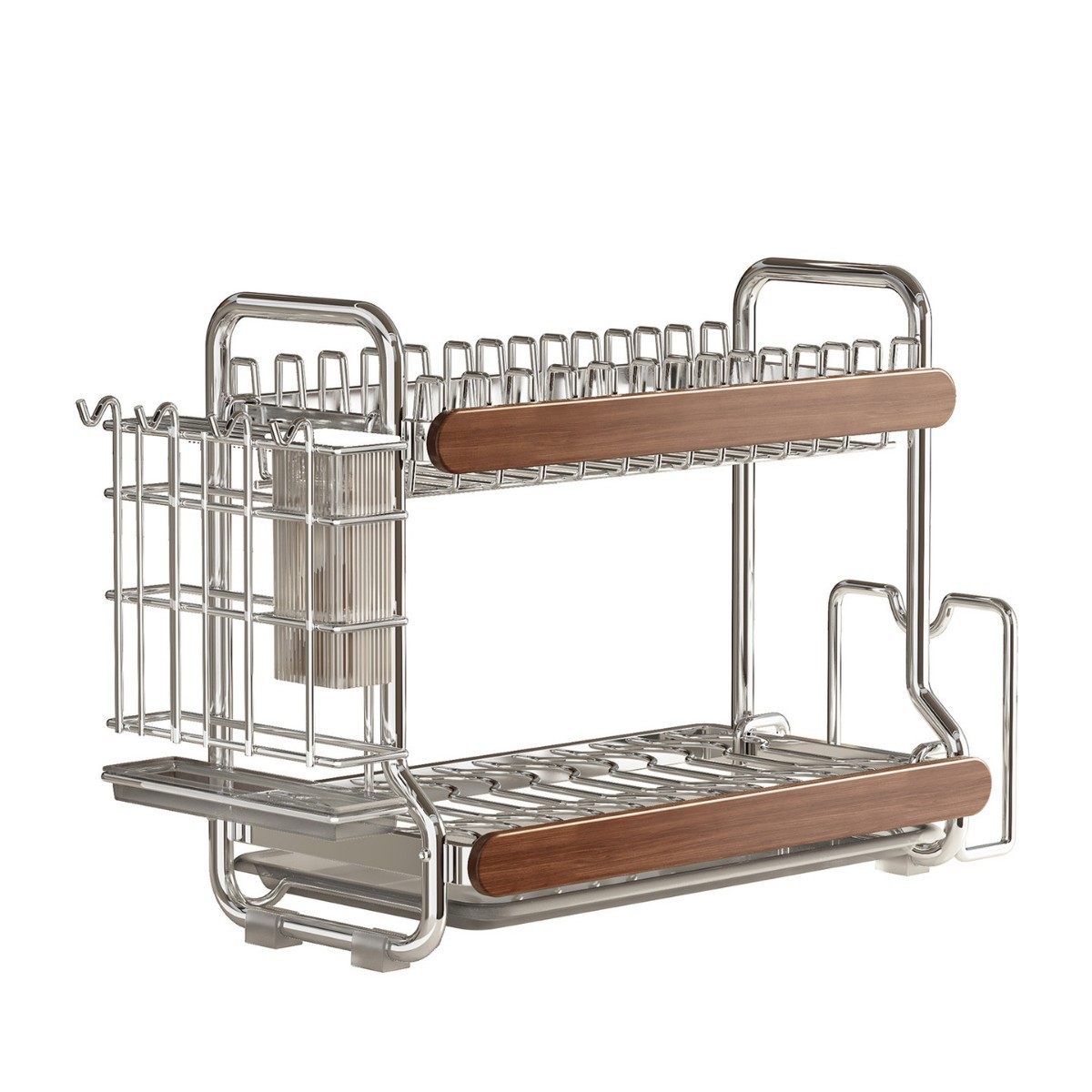 厨房不锈钢碗碟收纳架沥水架置物架碗架台面多功能放碗筷盘架碗柜,淘宝优惠券,粉丝福利购,淘宝优惠卷