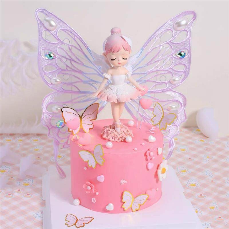 贝拉公主蛋糕摆件电动发光蝴蝶翅膀生日装饰安妮宝贝蜜雪儿烘焙品,淘宝优惠券,粉丝福利购,淘宝优惠卷