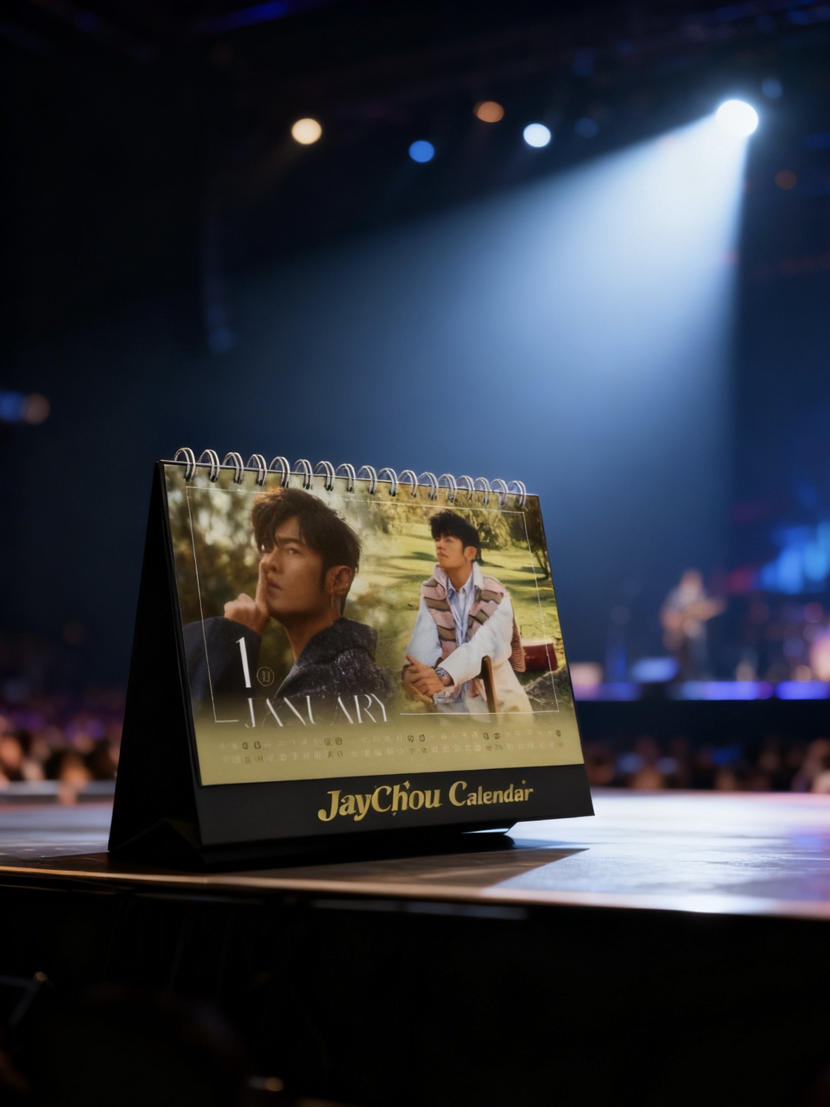 周杰伦2026年新年台历全新桌面日历 杰迷收藏情人节礼物,淘宝优惠券,粉丝福利购,淘宝优惠卷