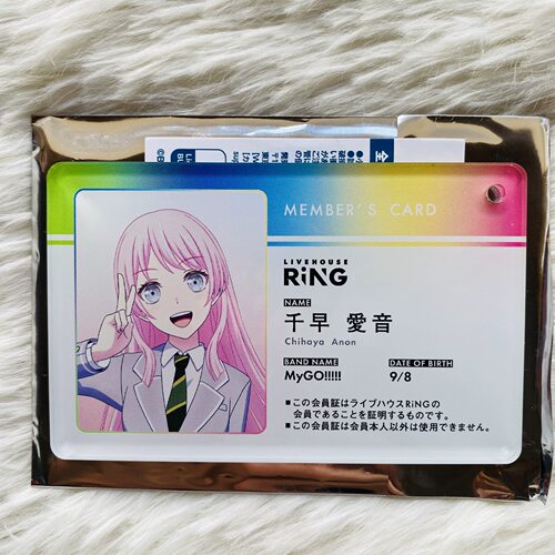 【新春特价]日谷正版邦邦BangDream mygo avemujica会员证若叶睦 - 图1