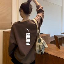 Big code coffee color sweatshirt for men and women -- loose size bigoon -- 2023 new exploits lovers long sleeve jacket