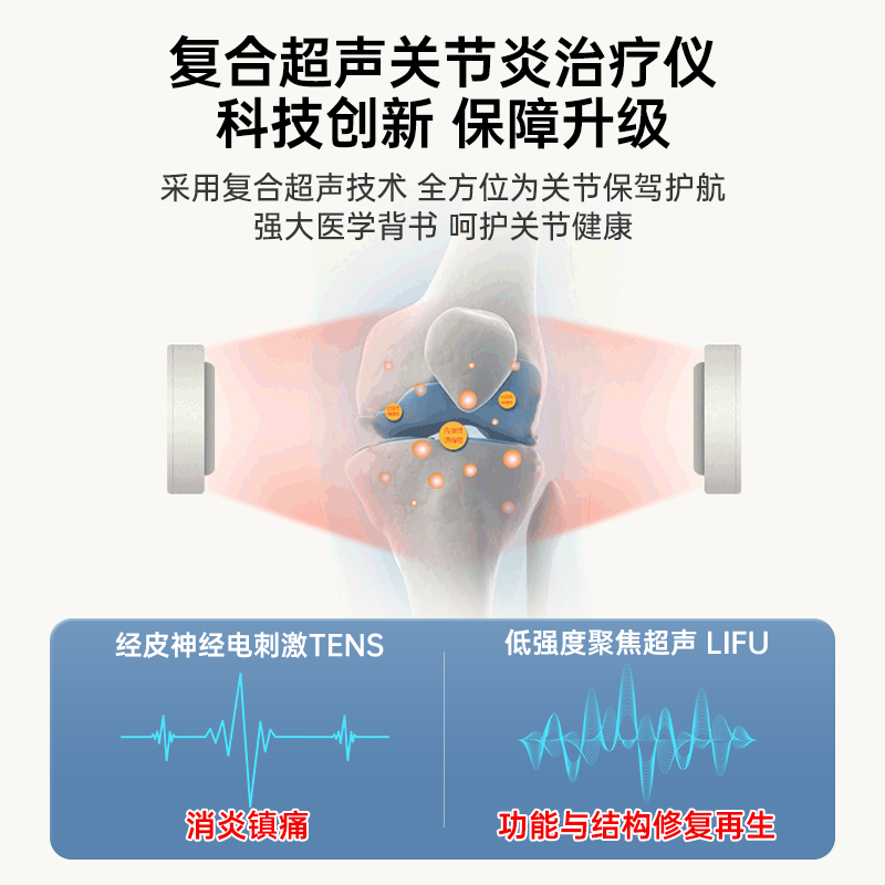 云南白药泰邦复合超声治疗仪关节炎肩周颈椎腰椎家用康复理疗仪