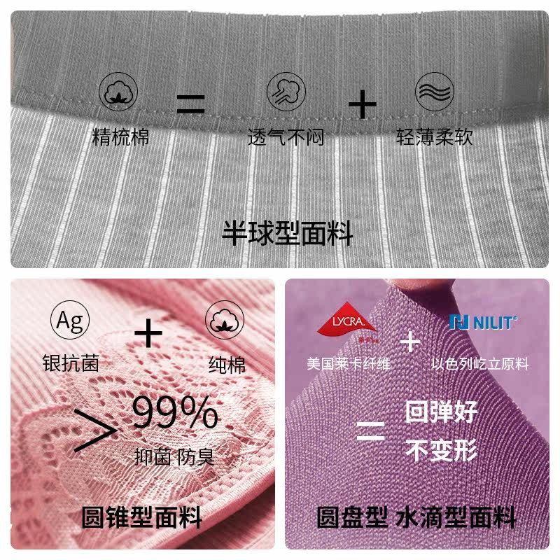 哺乳夏天超薄聚拢防下垂喂奶文胸 一妃母婴哺乳文胸