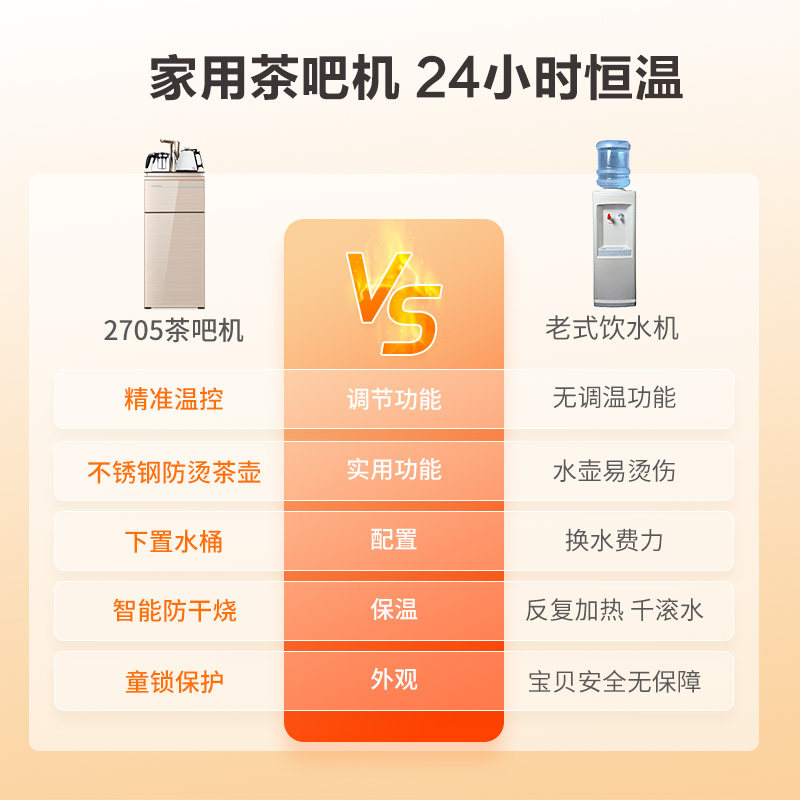 安吉尔旗舰店茶吧机家用立式烧水壶 安吉尔茶吧机/泡茶机