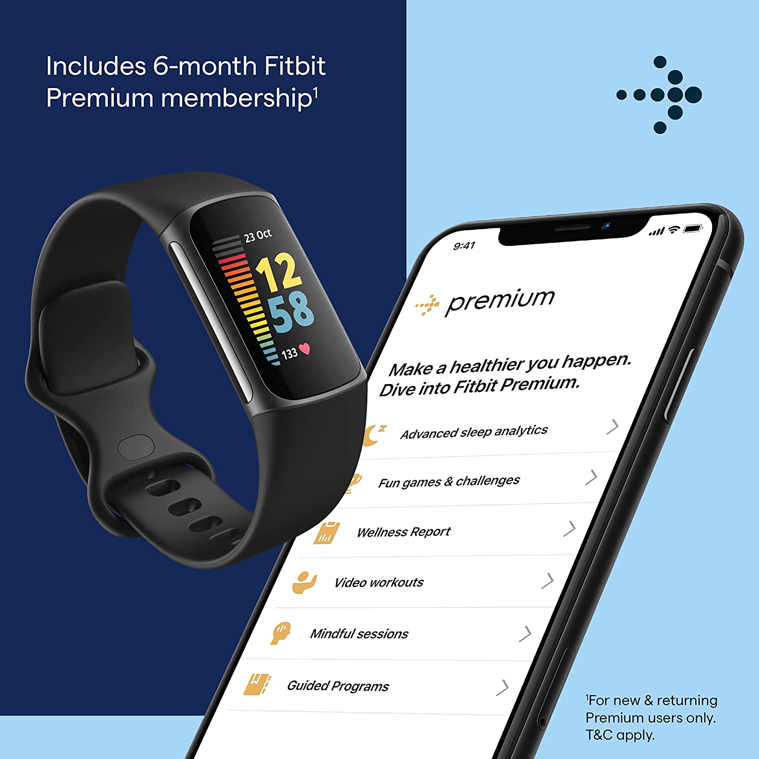 Fitbit Charge5智能手环提醒蓝牙血氧心率睡眠监测计步器运动gps-图2