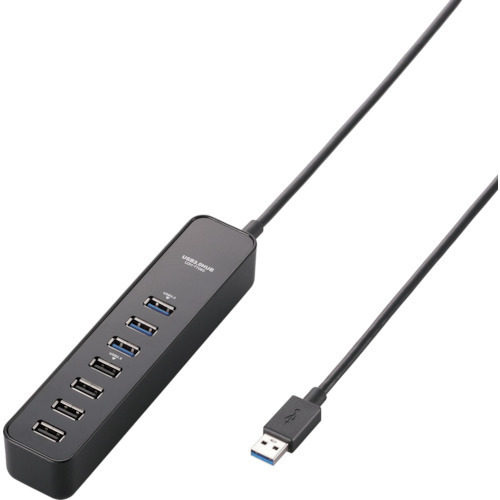 ELECOM宜丽客 集线器 U3HC-DC03BBK、U2C-JE30BK、 LD-GPYT/BU70 - 图3