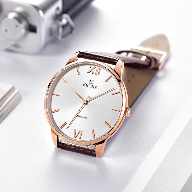 EBOHR依波表官方正品男表简约气质防水女表情侣表ins风5120