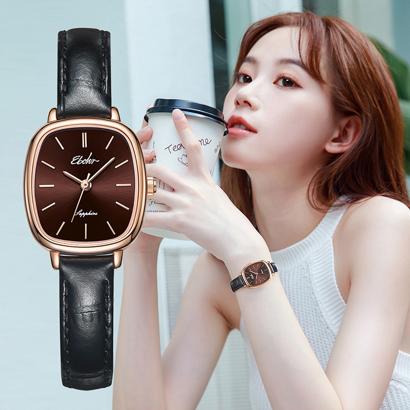 依波正品复古轻奢小众女士5165 依波国产腕表