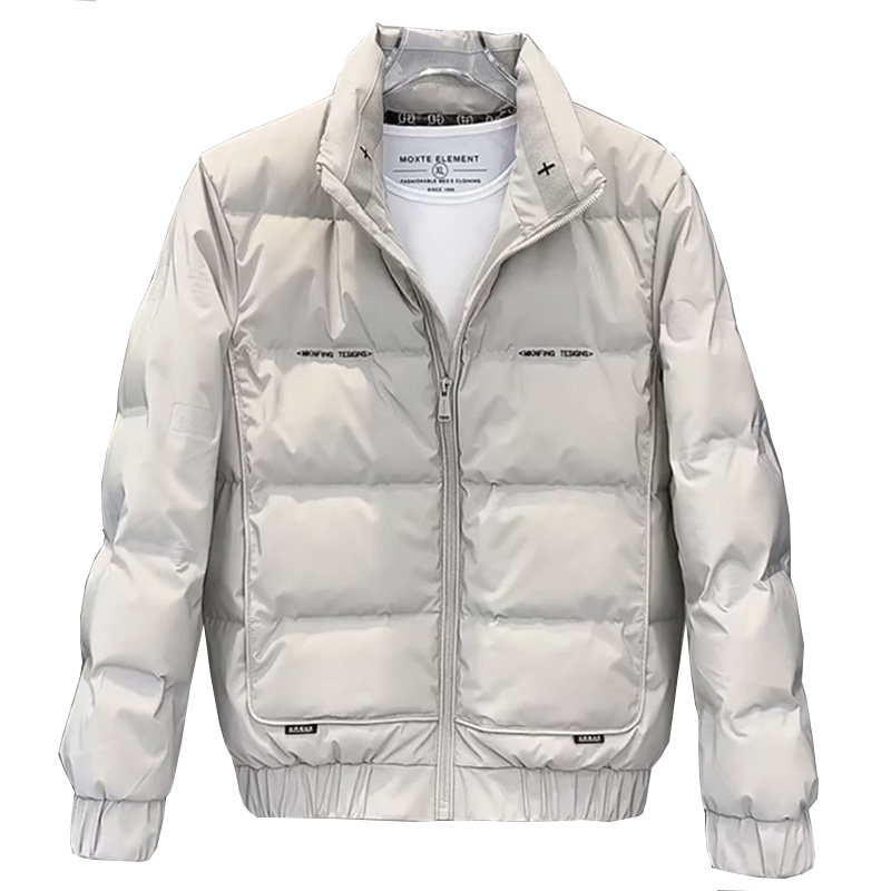 男士羽绒服2025年新款潮流时尚加厚保暖冬季立领短款外套潮牌轻薄