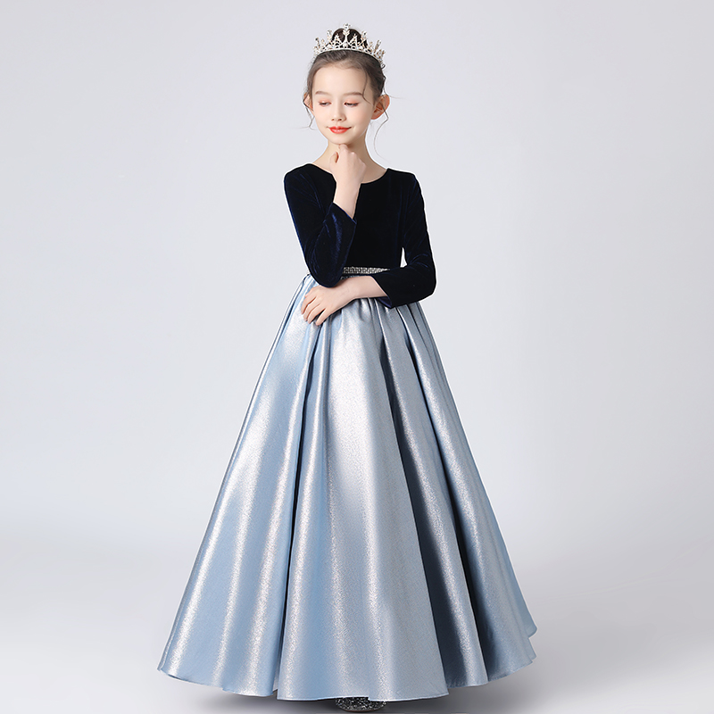 儿童礼服高端钢琴考级演出服小主持人礼服指挥服女童晚礼服公主裙,淘宝优惠券,粉丝福利购,淘宝优惠卷