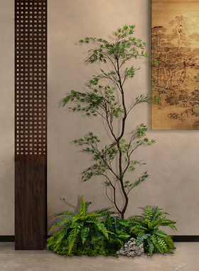 海虹雅林仿真绿植造景室内景观