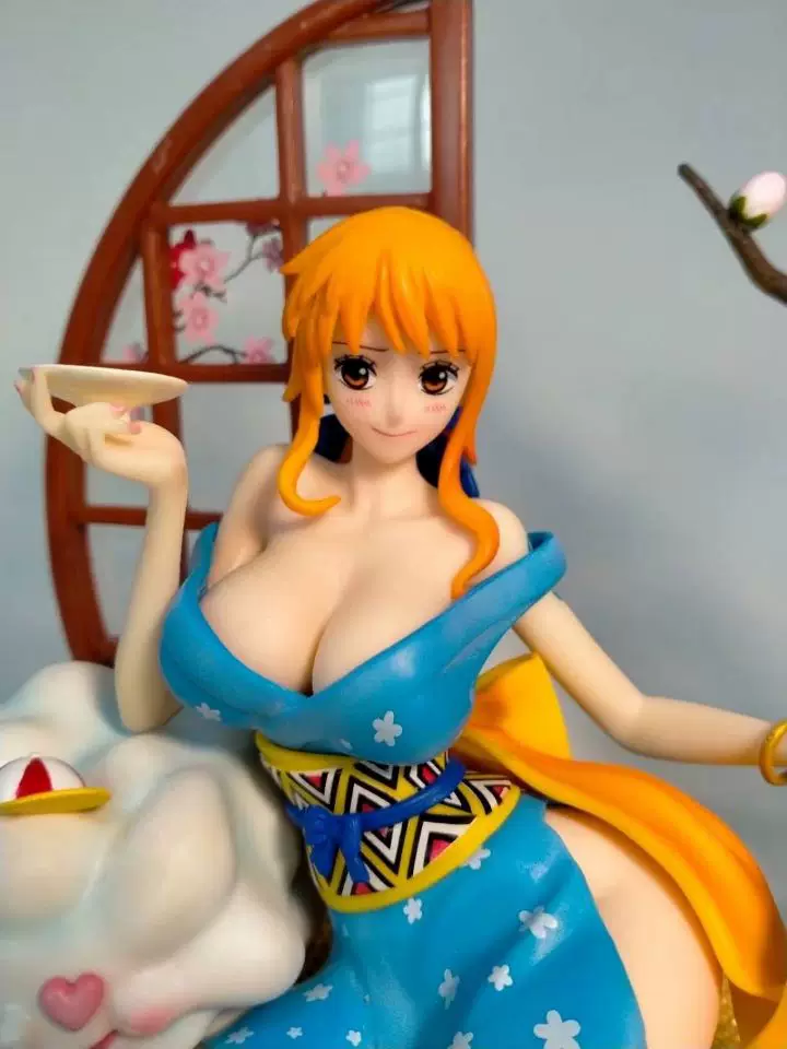 One Piece На краливая сексуальная пьяная экран кимоно лимитированная серия статуя GK ручной работы подарок на день рождения
