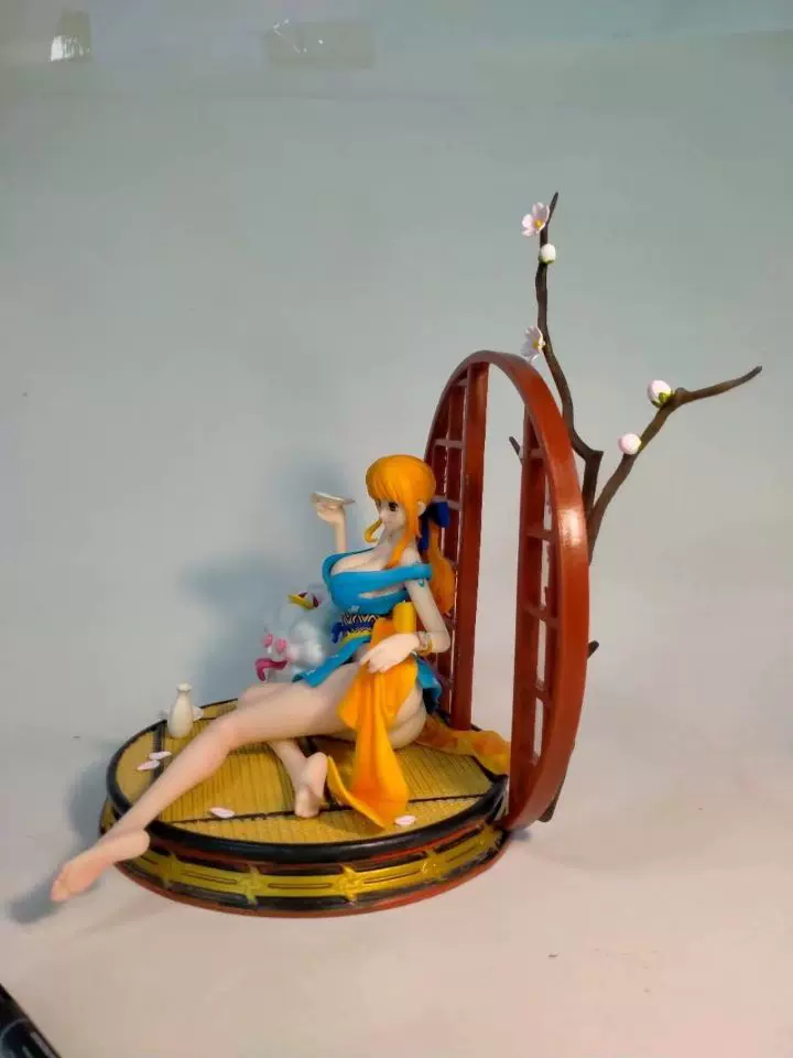 One Piece На краливая сексуальная пьяная экран кимоно лимитированная серия статуя GK ручной работы подарок на день рождения
