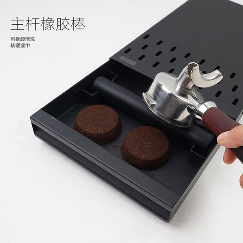 咖啡渣桶抽屉式废渣盒商用咖啡机敲渣桶粉渣桶不锈钢敲粉盒大容量 - 图0