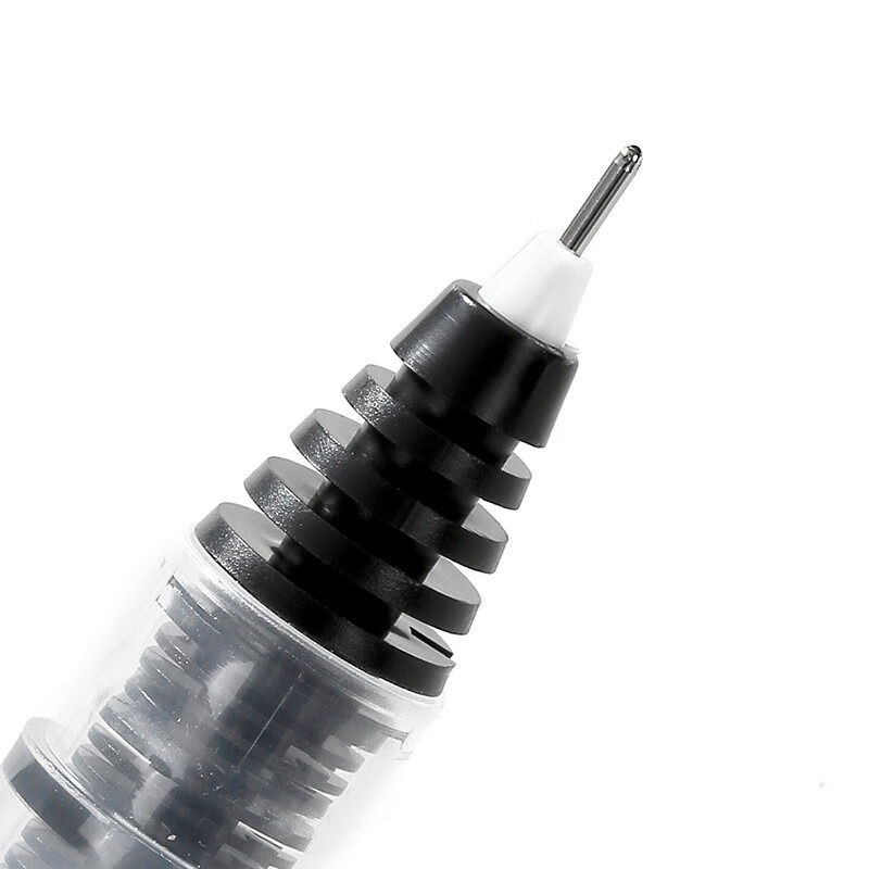 齐心直液式中性笔学生用彩色笔红笔重点标记神器0.5黑色速干水笔做笔记圆珠笔刷题作业神器水性直液笔签字笔