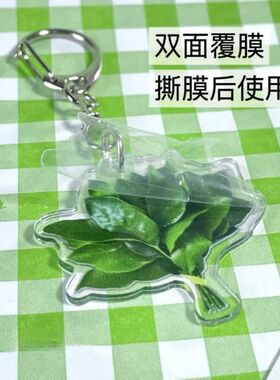 【柚子叶钥匙扣】幸运挂件