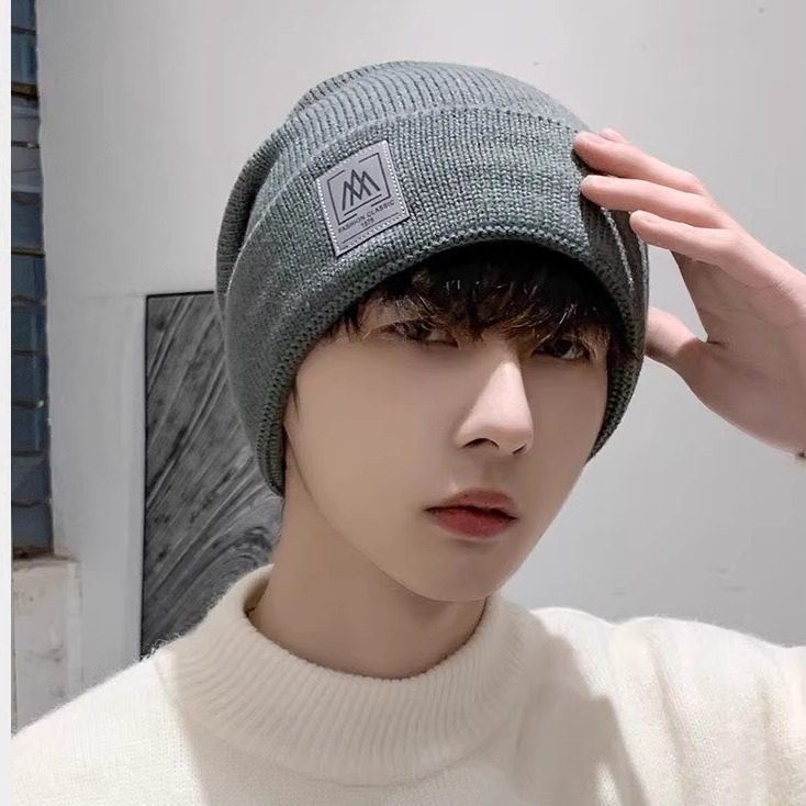 帽子男冬季保暖加绒加厚毛线帽男款针织帽套头帽冬天男士包头帽潮,淘宝优惠券,粉丝福利购,淘宝优惠卷