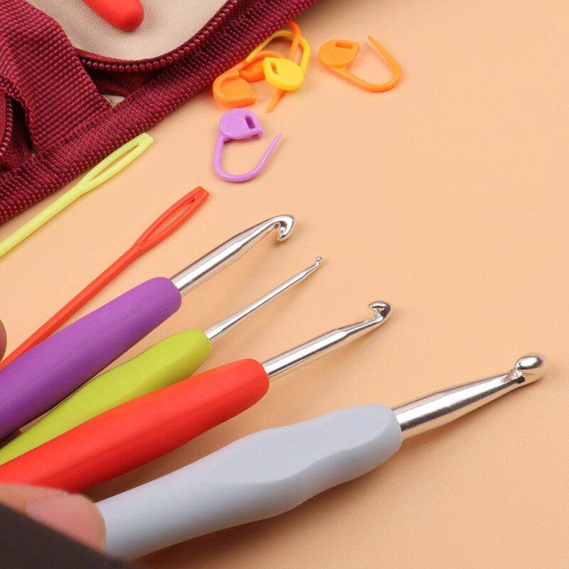 毛线钩针工具全套装手工编织材料包包玩偶花束钩织针围脖毛衣勾针,淘宝优惠券,粉丝福利购,淘宝优惠卷