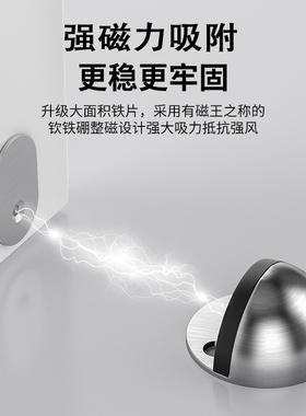 新款强磁缓冲创意门挡免打孔门吸