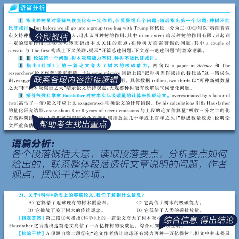 现货【备考2024年6月】 四级阅读80篇 张剑黄皮书英语四级阅读真题 cet4级阅读理解搭配大学英语四级真题超详解新东方四级词汇 - 图1