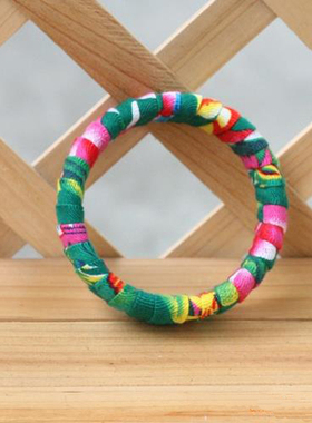 东北花布手镯个性民族风