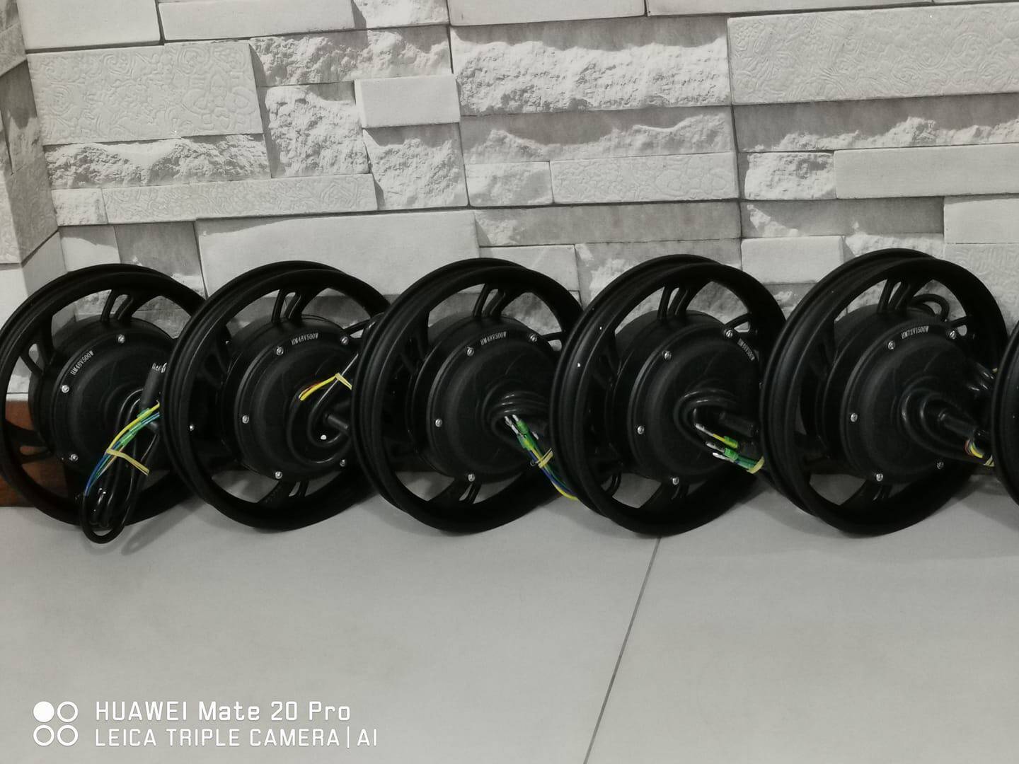 HM华梦电机12寸电动自行车DIY专用开档130mm后轮驱动电机 - 图1