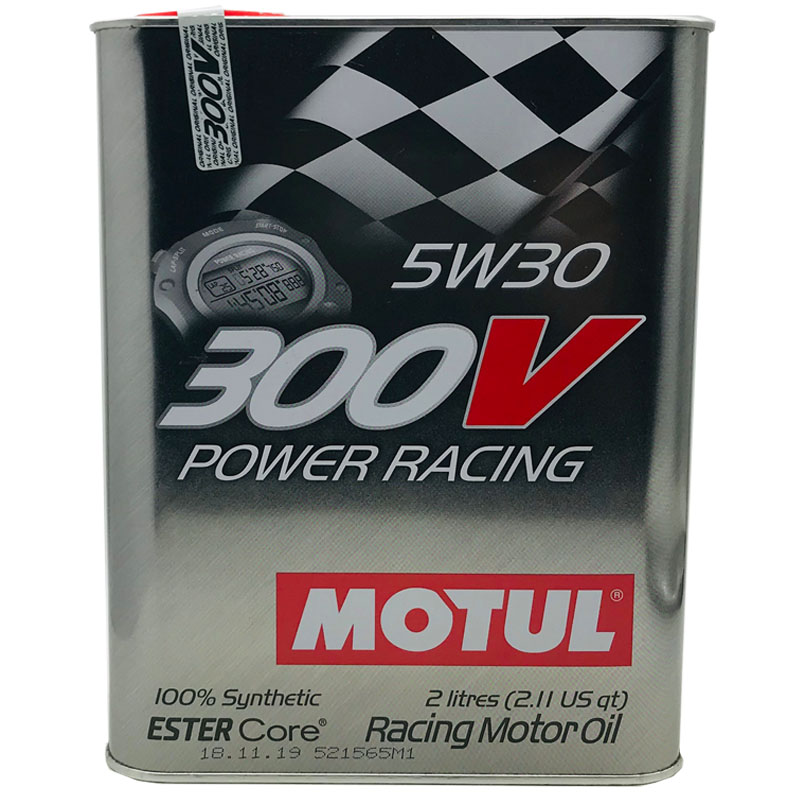 法国摩特MOTUL 300V POWER RACING 5W30全合成机油 2L装 铁罐 - 图3