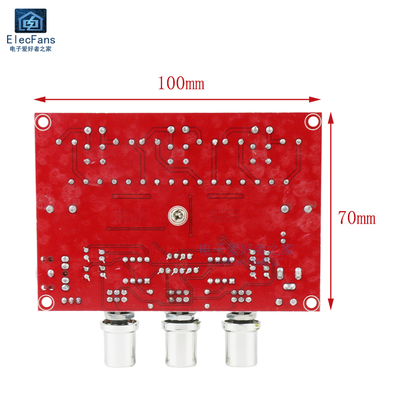 TPA3116D2数字功放板模块 2.1声道 2路双声道*50W+重低音炮100W - 图2