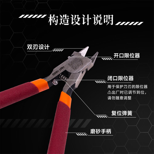 箱牌二号双刃剪钳 高达模型工具军模军事拼装制作水口钳取件副剪 - 图0