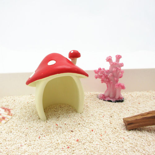 【草莓房子-蜗居天下】寄居蟹躲避屋躲藏洞穴 宠物饲养箱造景装饰 - 图0