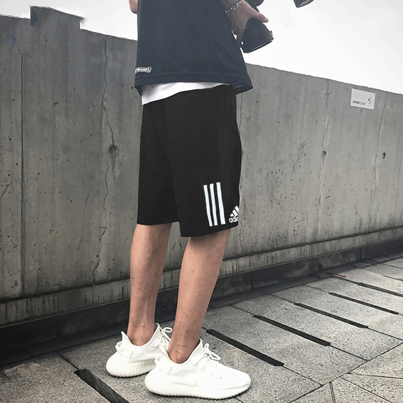 Adidas阿迪达斯短裤男官网旗舰夏季训练梭织速干运动五分裤GH7672 - 图2