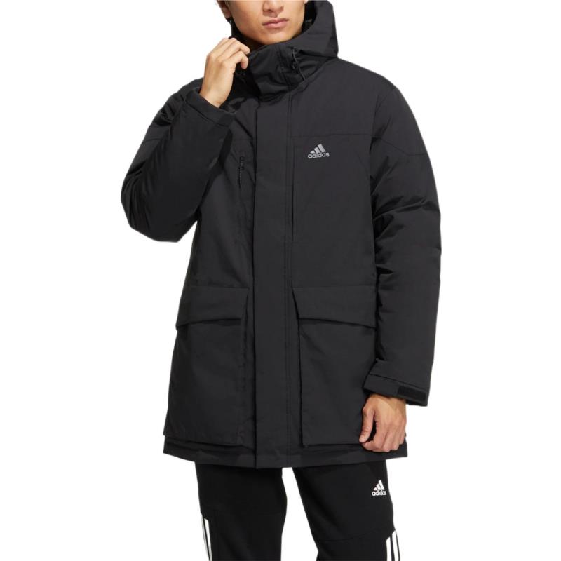 Adidas/阿迪达斯官方正品DOWN PARKA 男子户外运动羽绒服 HN2096 - 图0