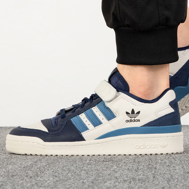 Adidas阿迪达斯三叶草男鞋女鞋新款FORUM 84 LOW运动休闲鞋GX2161 - 图0