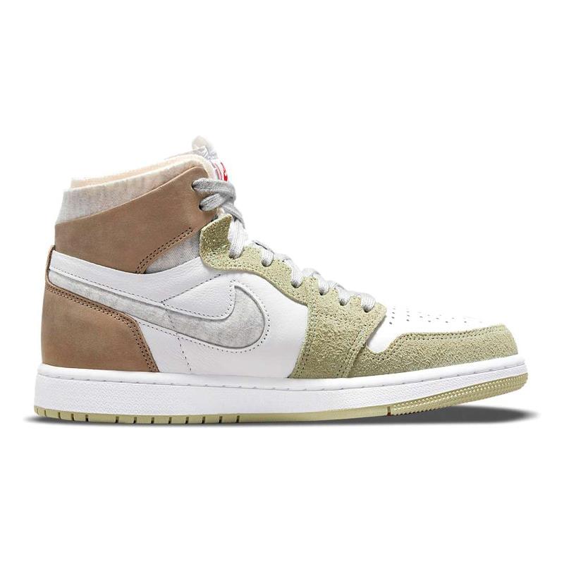 Nike耐克女鞋AIR JORDAN 1 AJ1篮球鞋高帮耐磨休闲板鞋CT0979-102 - 图0