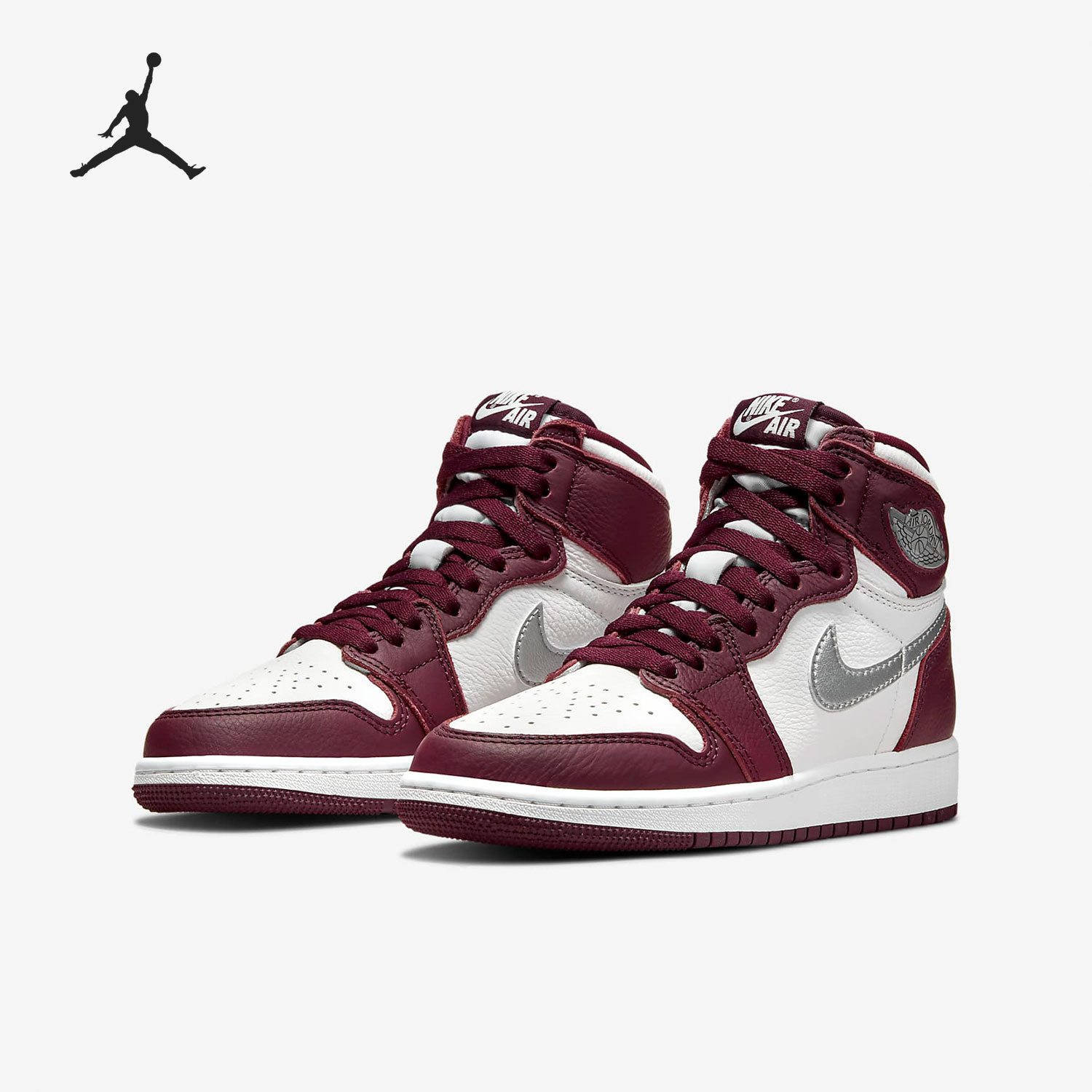 Nike/耐克官方正品 Air Jordan 1(GS)大童女子板鞋575441-611-图2