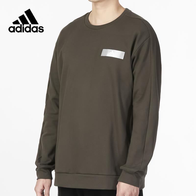 Adidas阿迪达斯卫衣男装秋季新款运动服休闲宽松圆领套头衫HY5838 - 图3