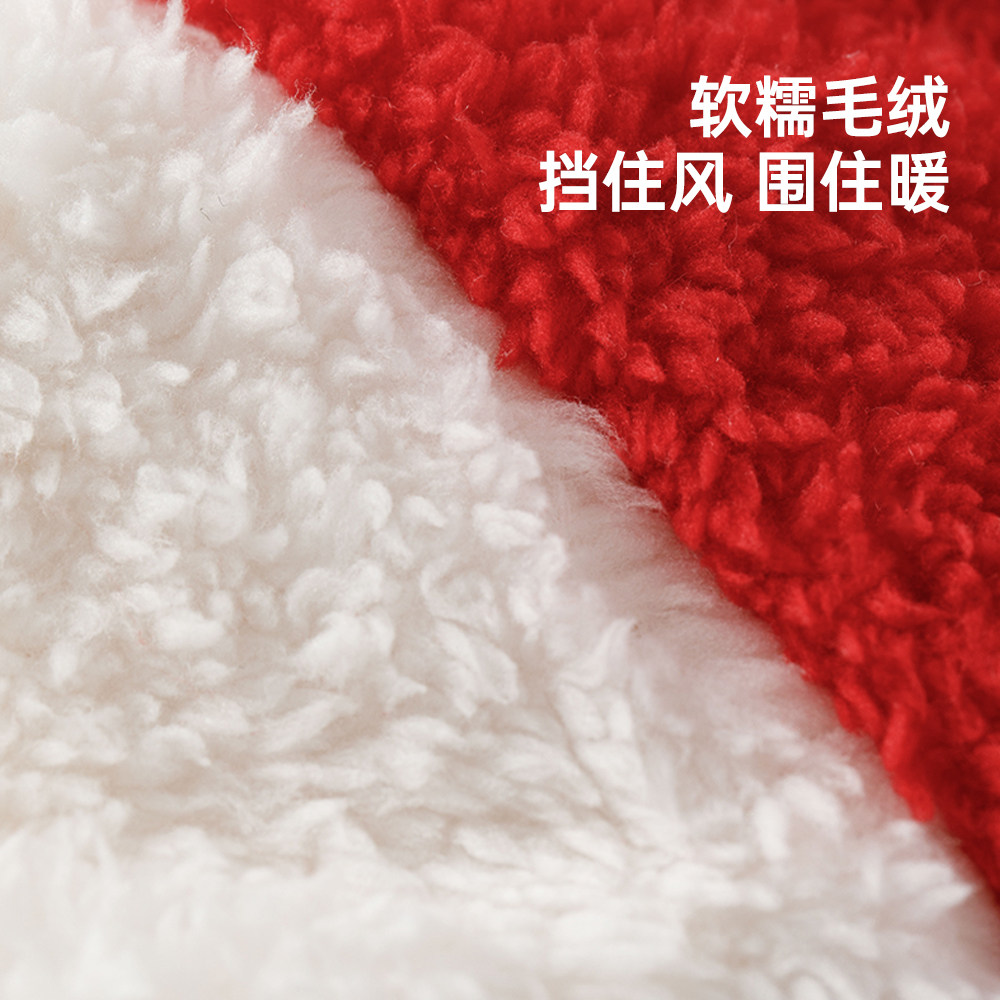 威尔贝鲁儿童夹棉红色围巾冬季男女宝宝过年防风保暖围脖婴儿新款 威尔贝鲁儿童夹棉红色围巾冬季男女宝宝过年防风保暖围脖婴儿新款