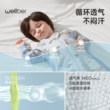 威尔贝鲁婴儿睡袋春夏秋儿童竹棉纱布分腿睡袋冬宝宝睡衣四季通用