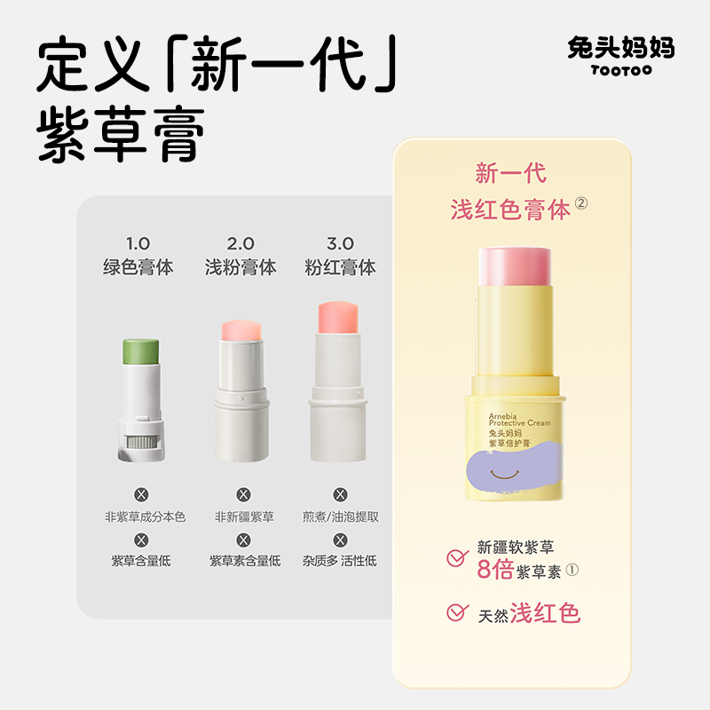 兔头妈妈紫草膏紫草倍护膏舒缓蚊虫叮咬止痒宝宝婴儿童专用棒 兔头妈妈紫草膏紫草倍护膏舒缓蚊虫叮咬止痒宝宝婴儿童专用棒